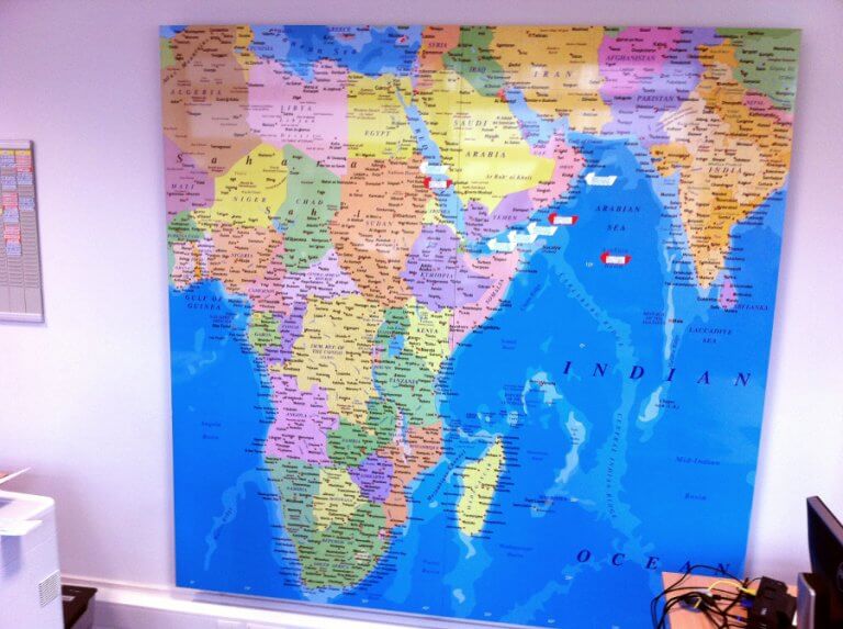 Personalised map whiteboard Logovisual Ltd