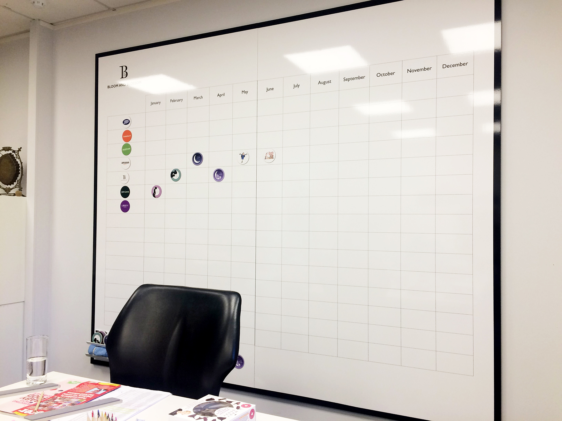 Whiteboard Calendar Wall Planner Logovisual Ltd