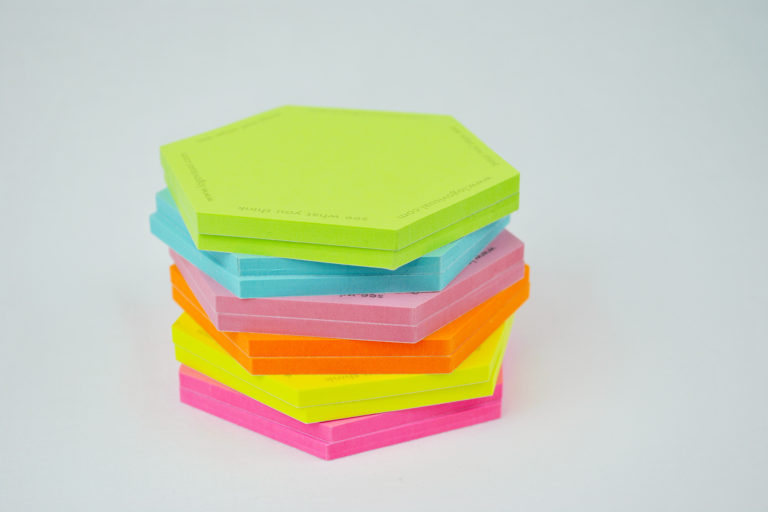 Hexagon Sticky Notes - Logovisual Ltd