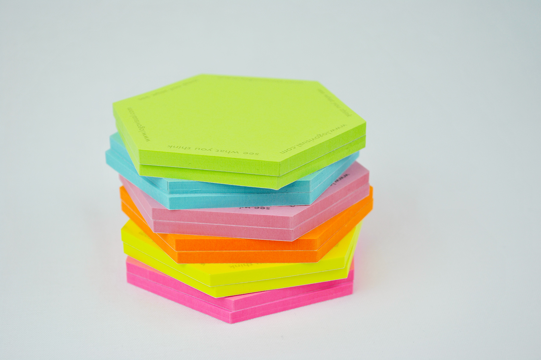 Small Hexagonal Sticky Notes