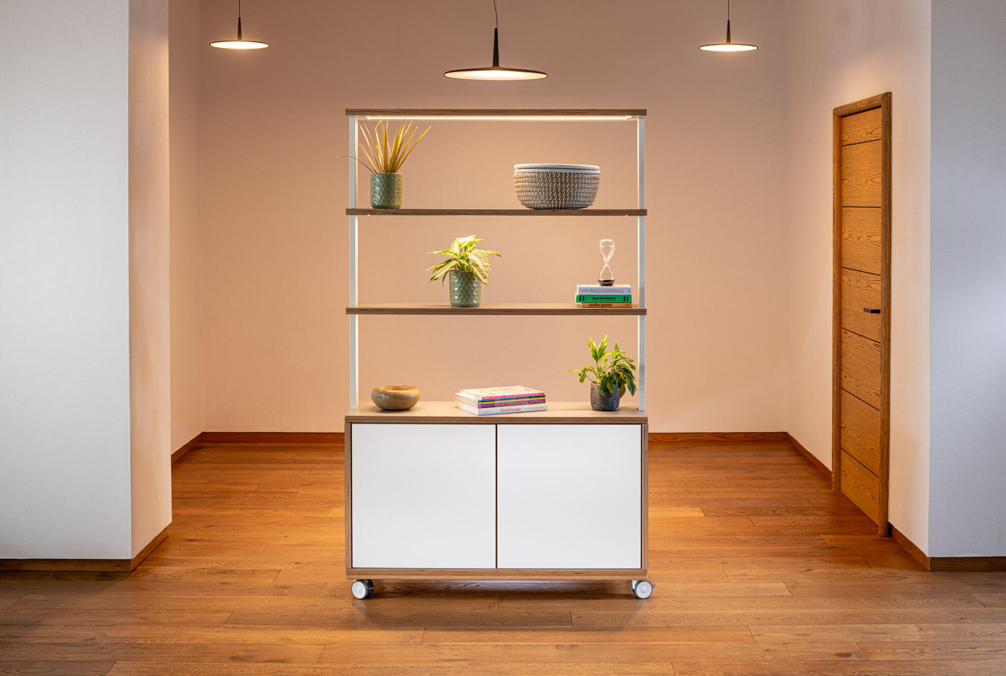 ThinkingWall Acoustic Cupboard Combi with built in lights