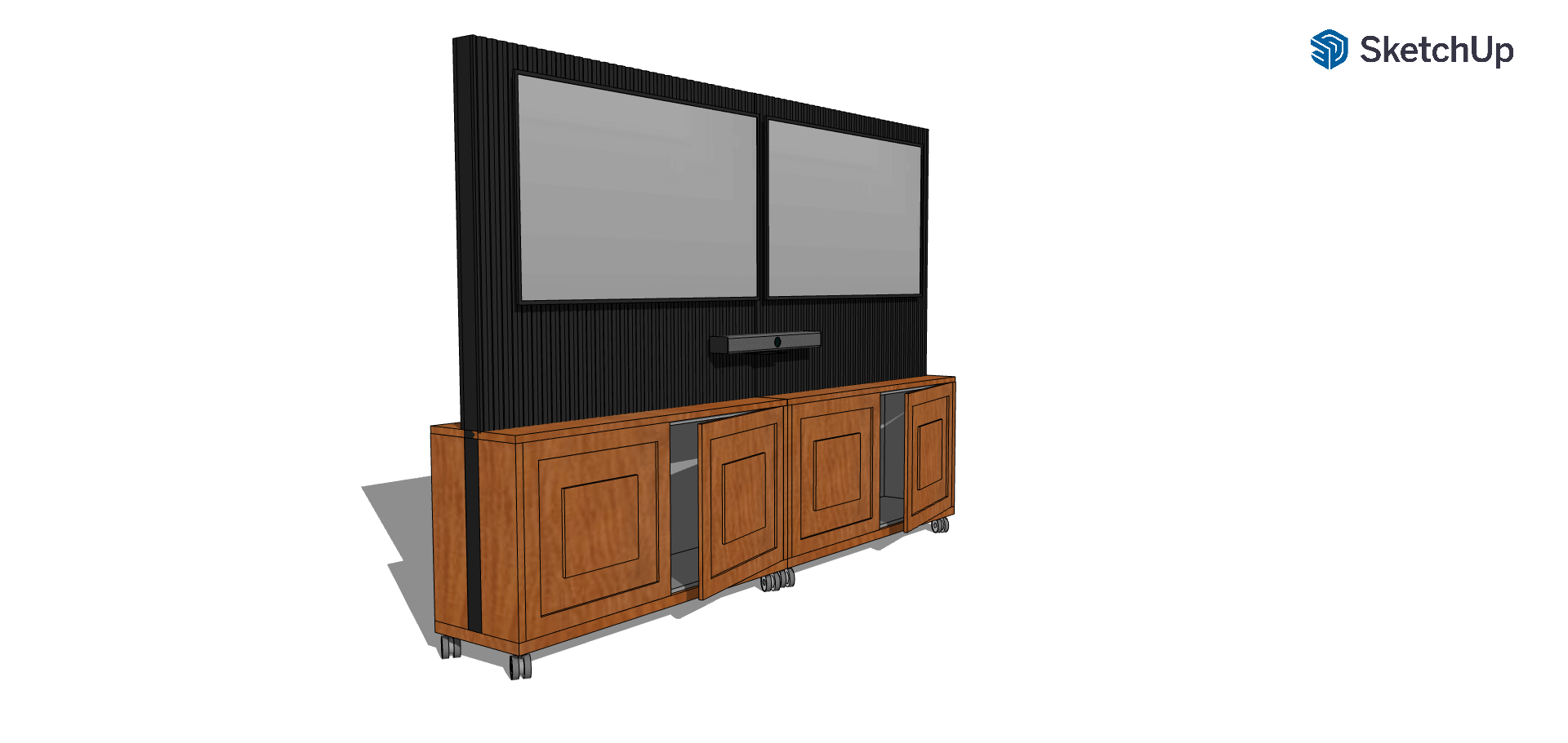 ThinkingWall Cupboard Combi cherry wood wooden cabinet base concept design for Enfusion
